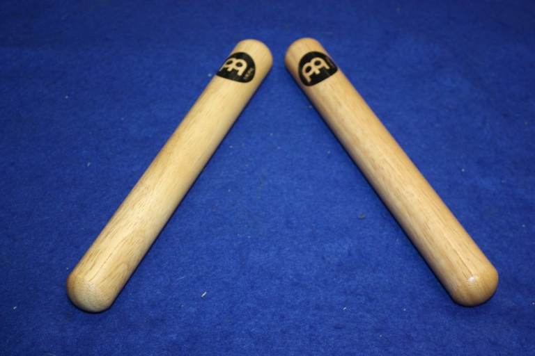 Meinl Claves Natural Varnished 8 inches Long x 1 inch Diameter ~ Like New Condition ~ £15 ono