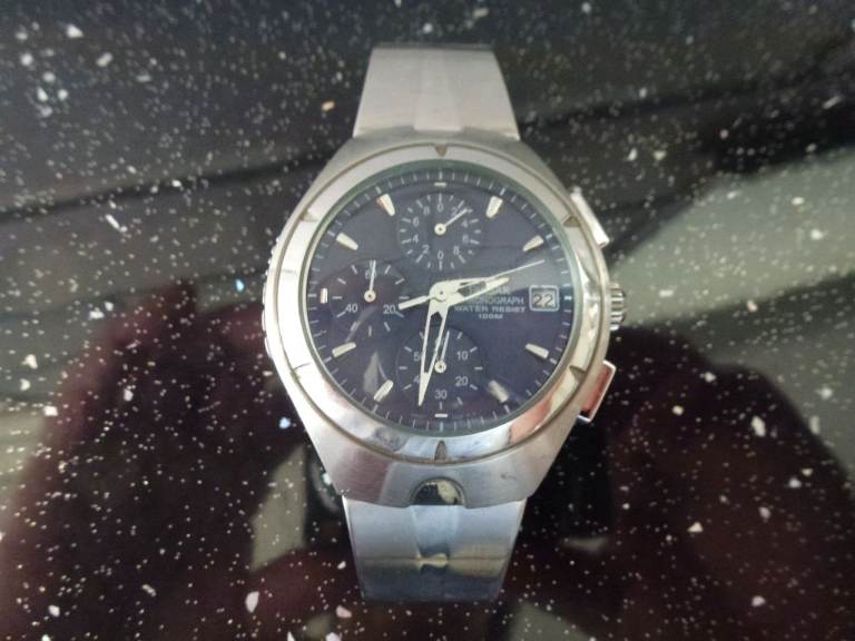 Men's Pulsar Seiko Wired Chronograph Watch. Great Condition.