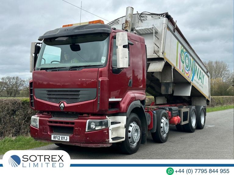 Renault Premium 430 8 X 4 Alloy Body Tipper with Sleeper