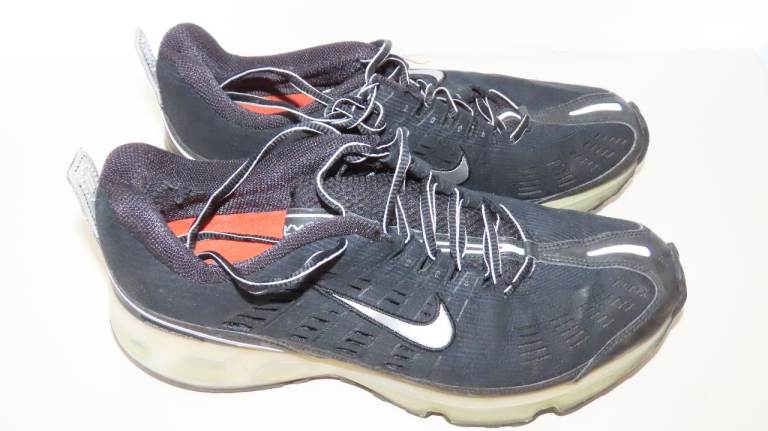 Nike Air Max 360 Vintage Men's Trainers Black UK 8 EU 42.5 Retro Running Sports Shoes Rare IG3