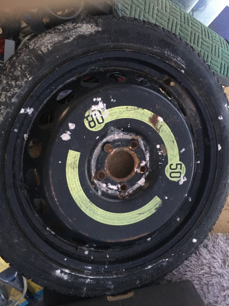 Emergency spare wheel and tyre ,Continental 