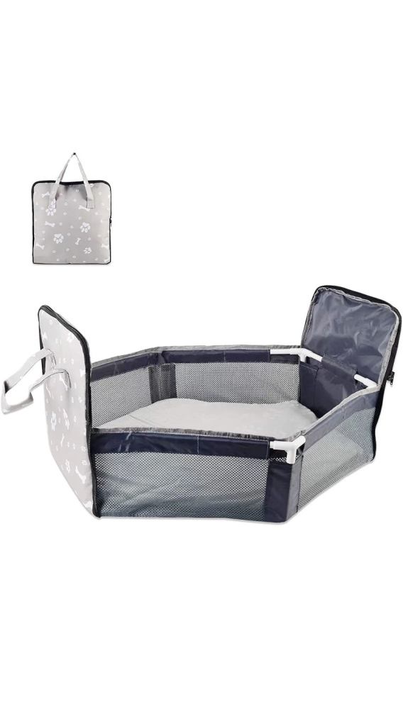 Dog bed Soft and Removable Hexagonal Pet Dog Cat Pad Fenced pet Bed 