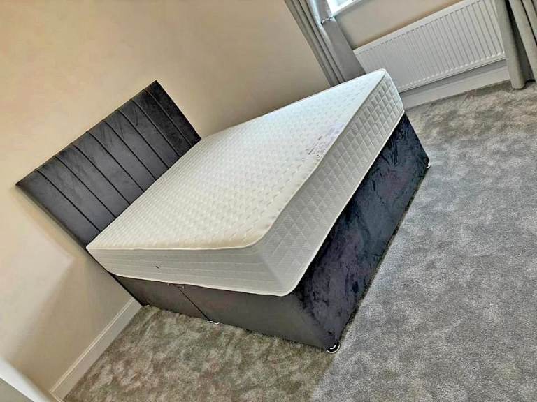 Divan Double (Single + King Size) Bed+Mattress CLEARANCE SALE ON BRAND NEW BEDS WITH MATTRESSES