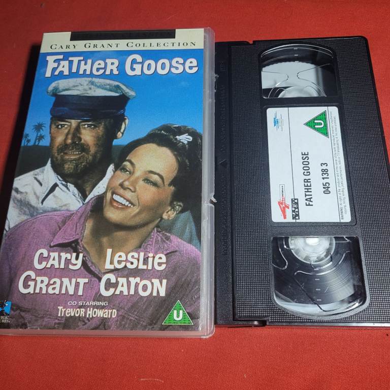 Father Goose - Cary Grant, Leslie Caron - PAL VHS Video Tape  Excellent Condition q9