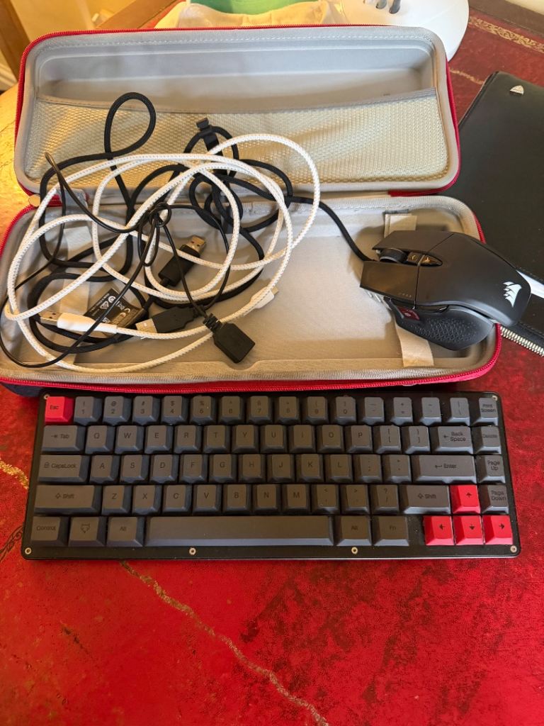 Gaming Keyboard + Mouse + Case 
