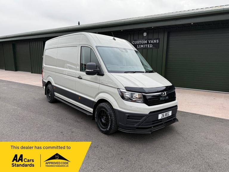 2026 MAN TGE 3.140 LION XC AUTO VAN CRAFTER GREY