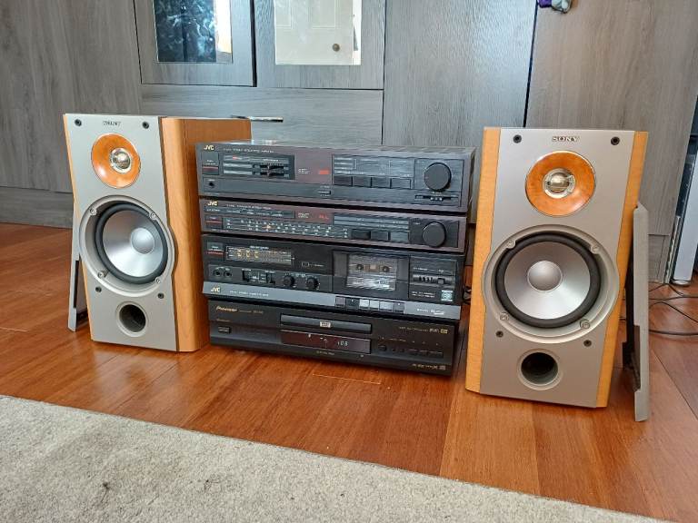 Vintage quality stereo separates setup 