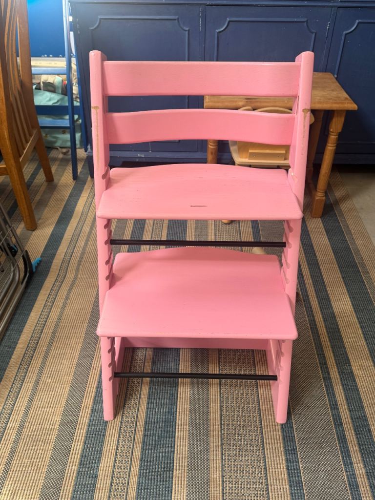 Stokke Tripp Trapp High Chair – Pink, Fair Condition