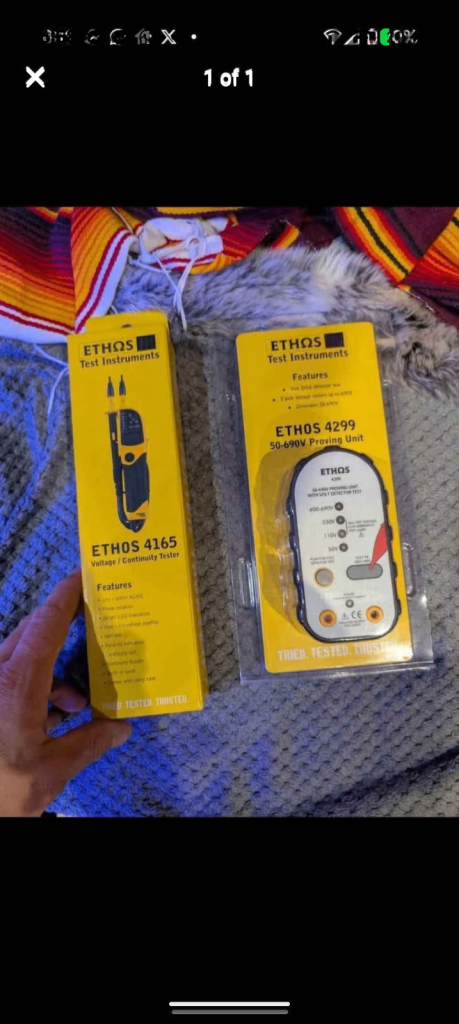 Ethos electric tester and proving unit