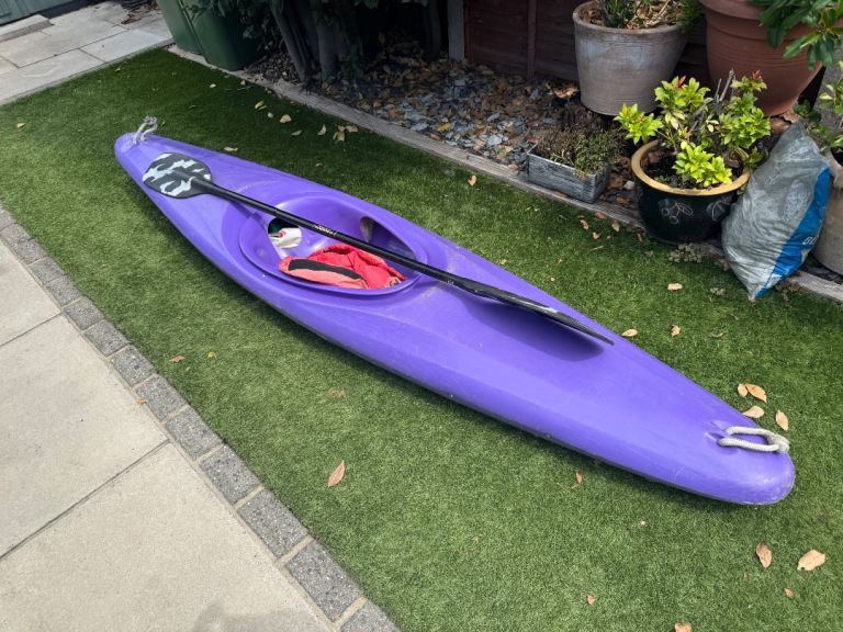 Kayak and paddle