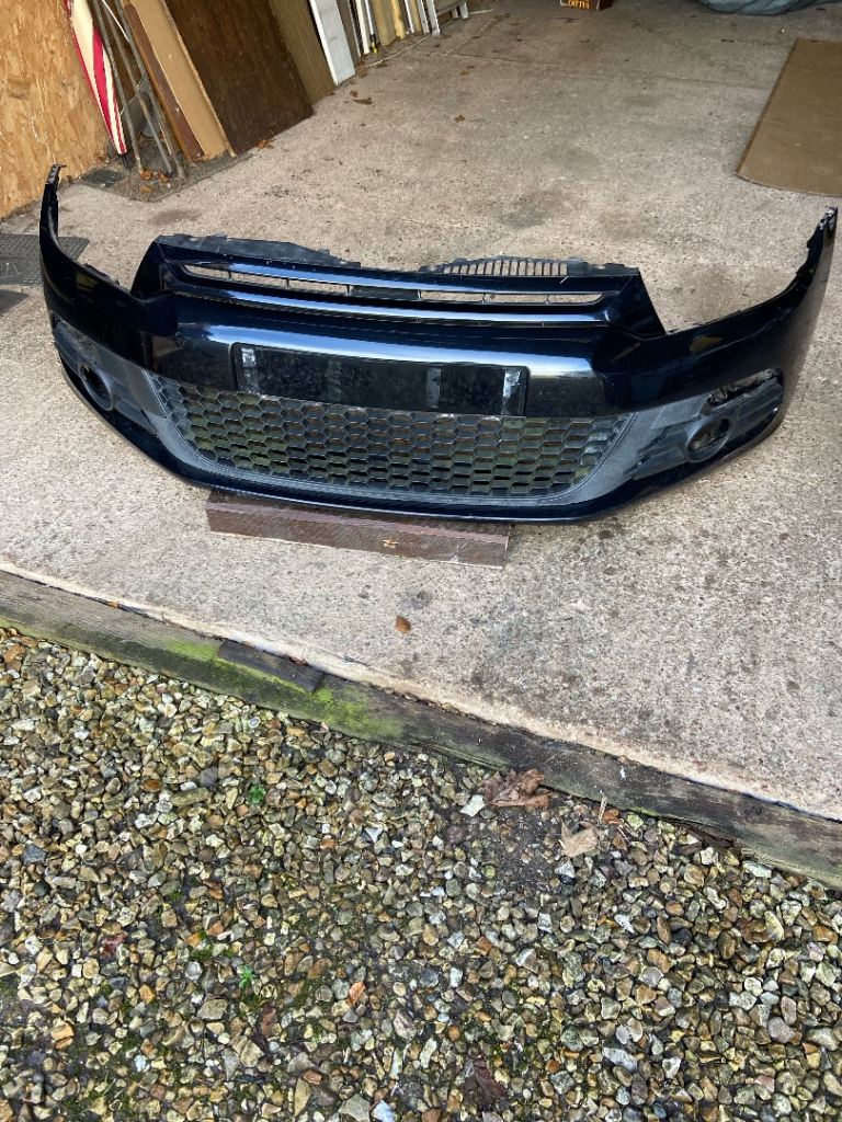 Scirocco front bumper - black 2010