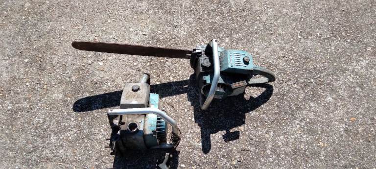 Vintage homelite petrol chainsaw