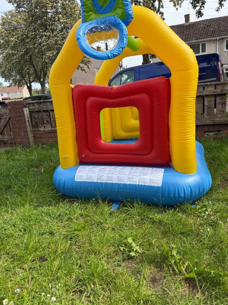 Playtive multi coloured bouncy castle