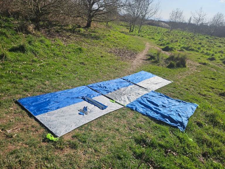 Sunncamp Windjammer Plus Windbreak - Blue