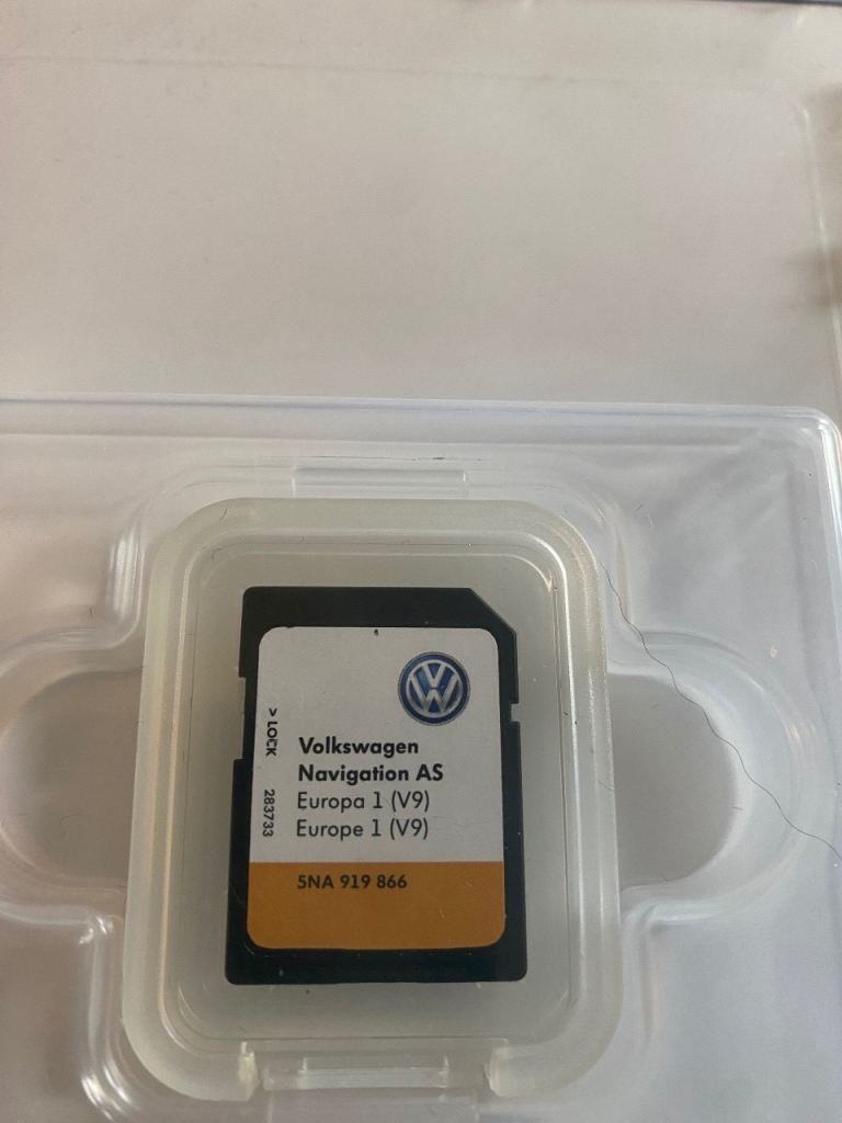 Vw sat nav as card
