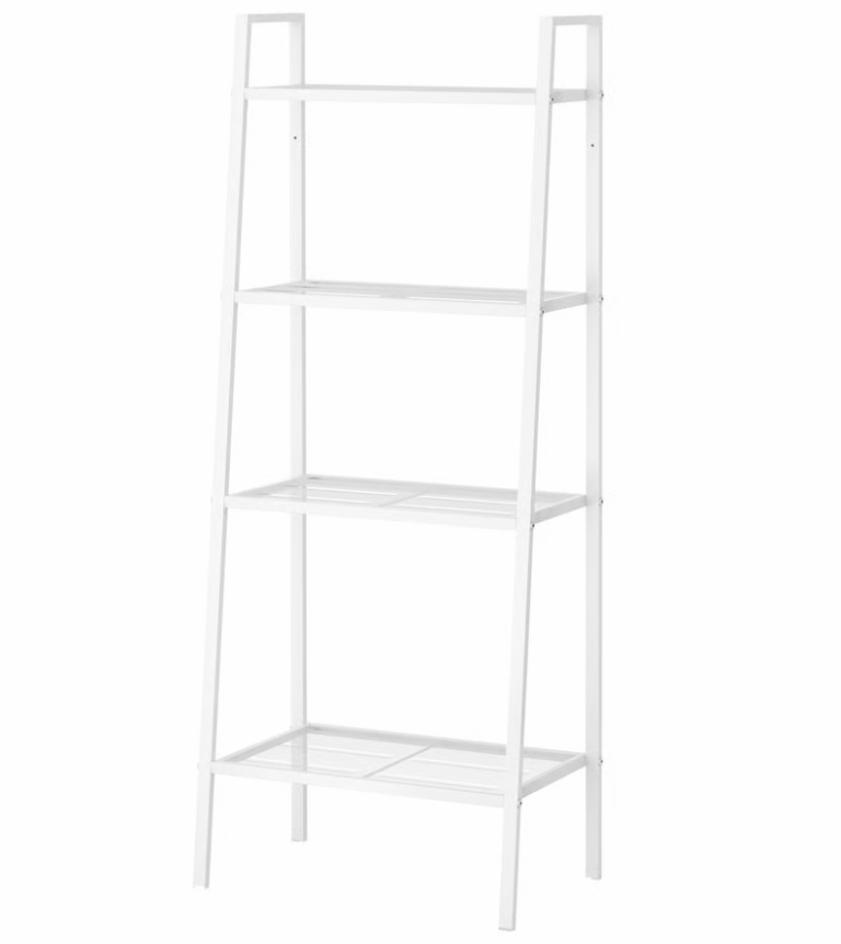 IKEA LERBERG Tall white shelves unit white