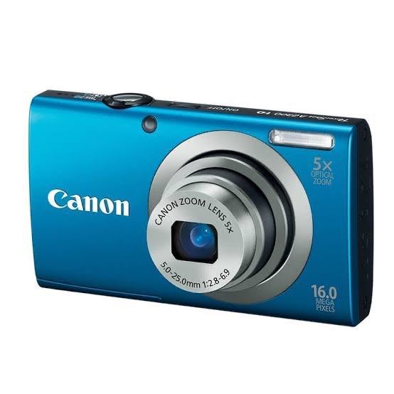 Canon Powershot A2300 Digital Compact Camera, Blue 