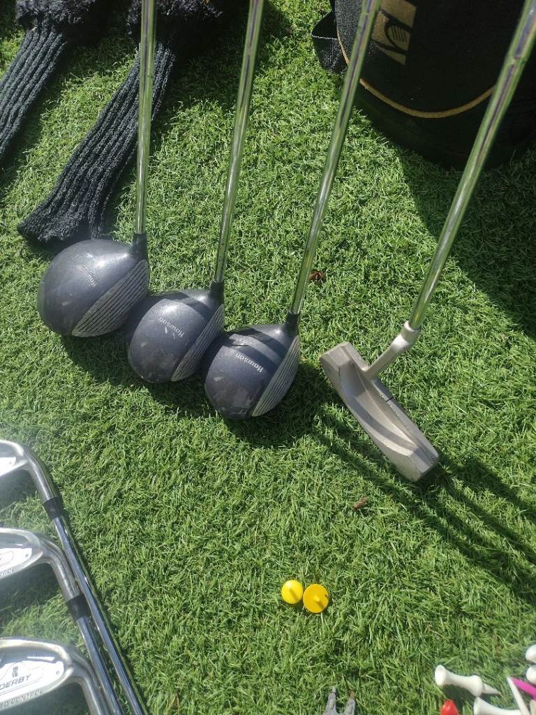 VGC FULL MATCHING SET OF MEN'S HOWSON DERBY GOLF CLUBS + HOWSON DERBY GOLF BAG. HARDLY USED