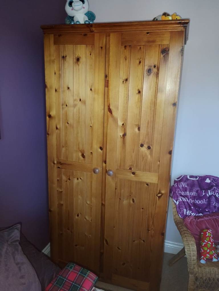 Pine wardrobe 