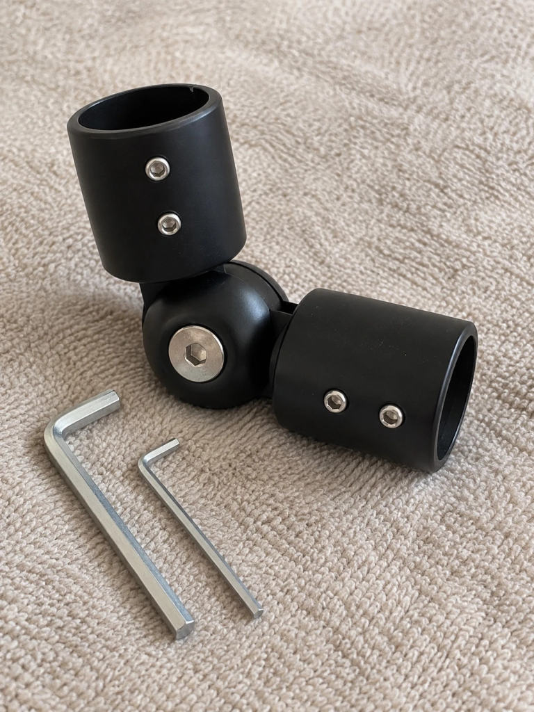 Curtain Rod 90° Elbow Connector Metal Corner Joint Heavy Duty – 1 Pack ...