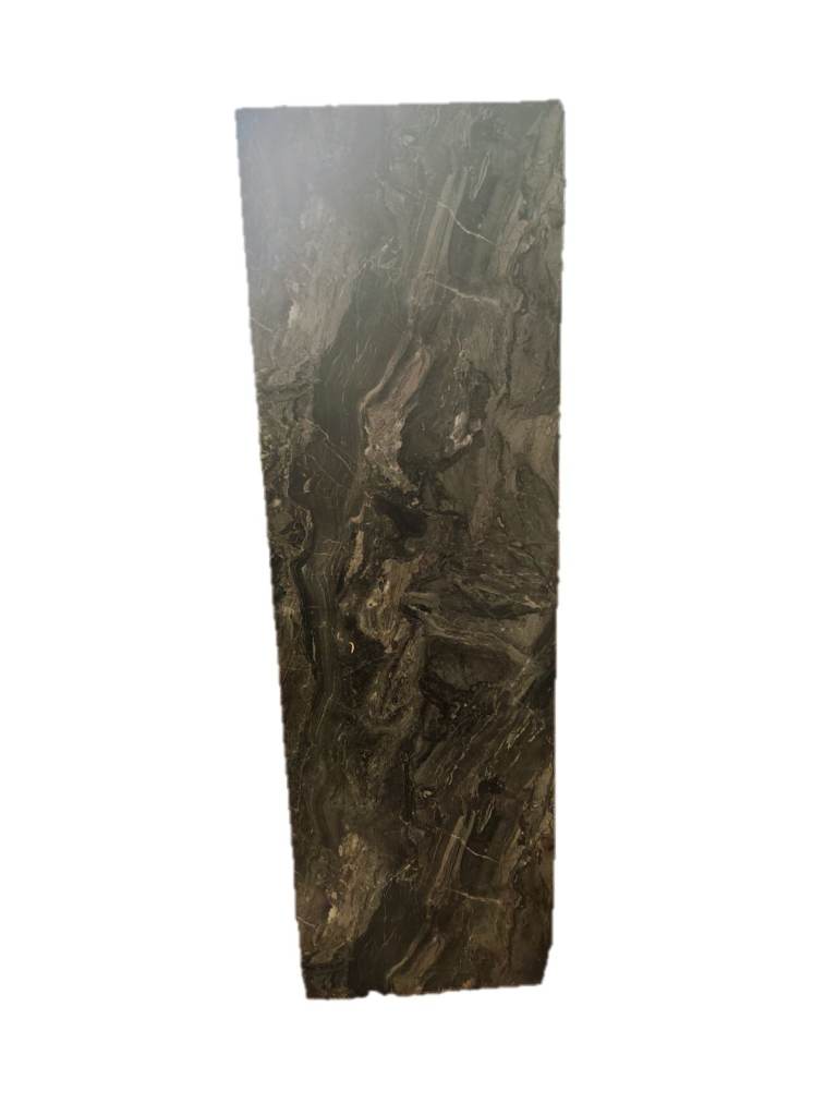 Good Condition Black Ceramic Worktop Piece