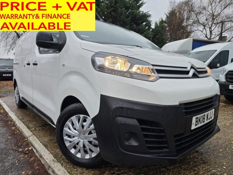 2018 Citroen Dispatch 1000 1.6 BlueHDi 115 Van Enterprise PANEL VAN Diesel Manual