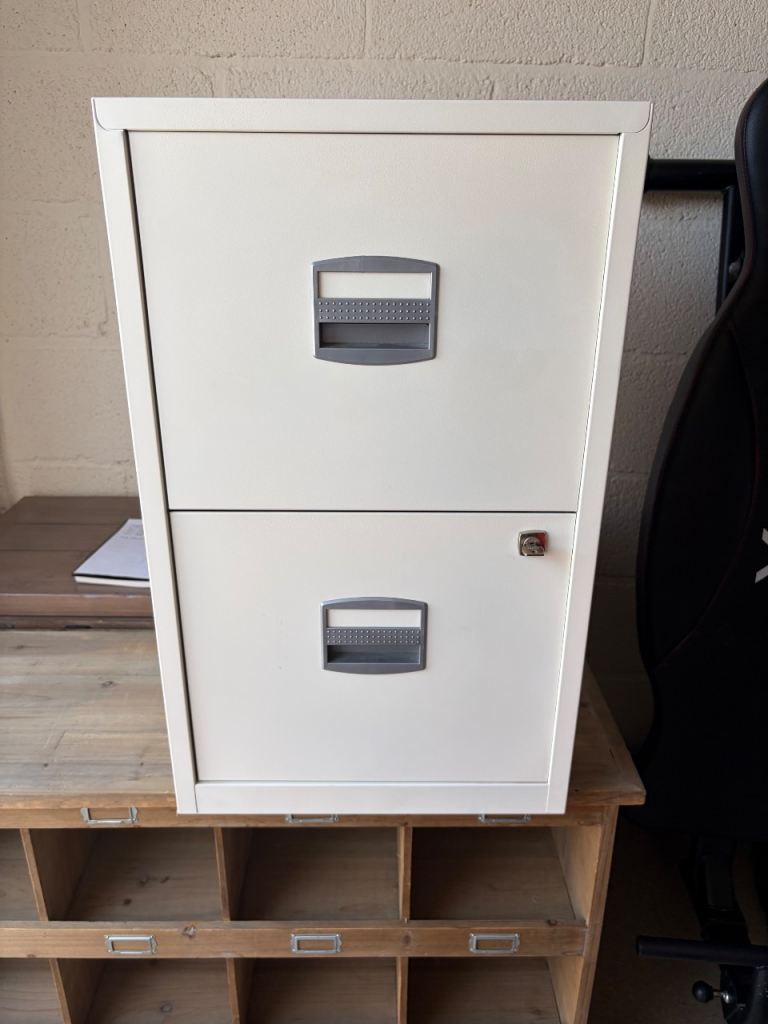 Metal filing cabinet