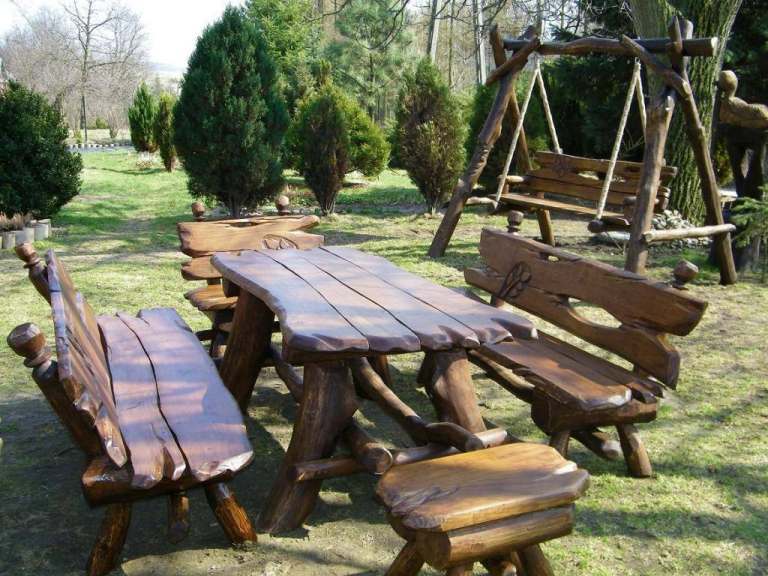 Swing seat, table, bench, chair, planter 