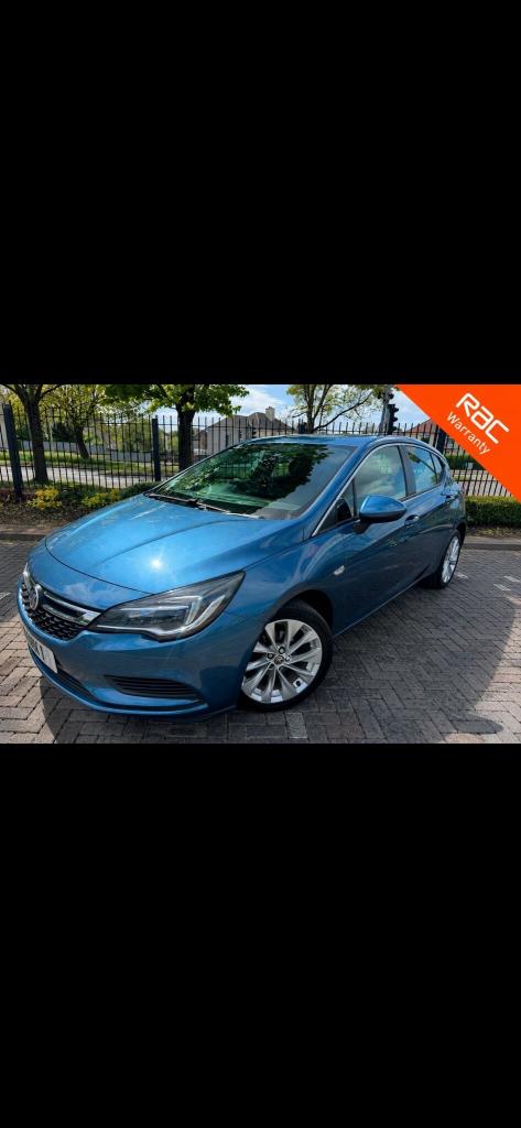 2017 Vauxhall Astra 1.0T 12V ecoFLEX Design 5dr HATCHBACK Petrol Manual