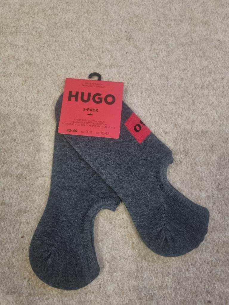 HUGO 2-Pack Men's Grey Socks – New with Tags