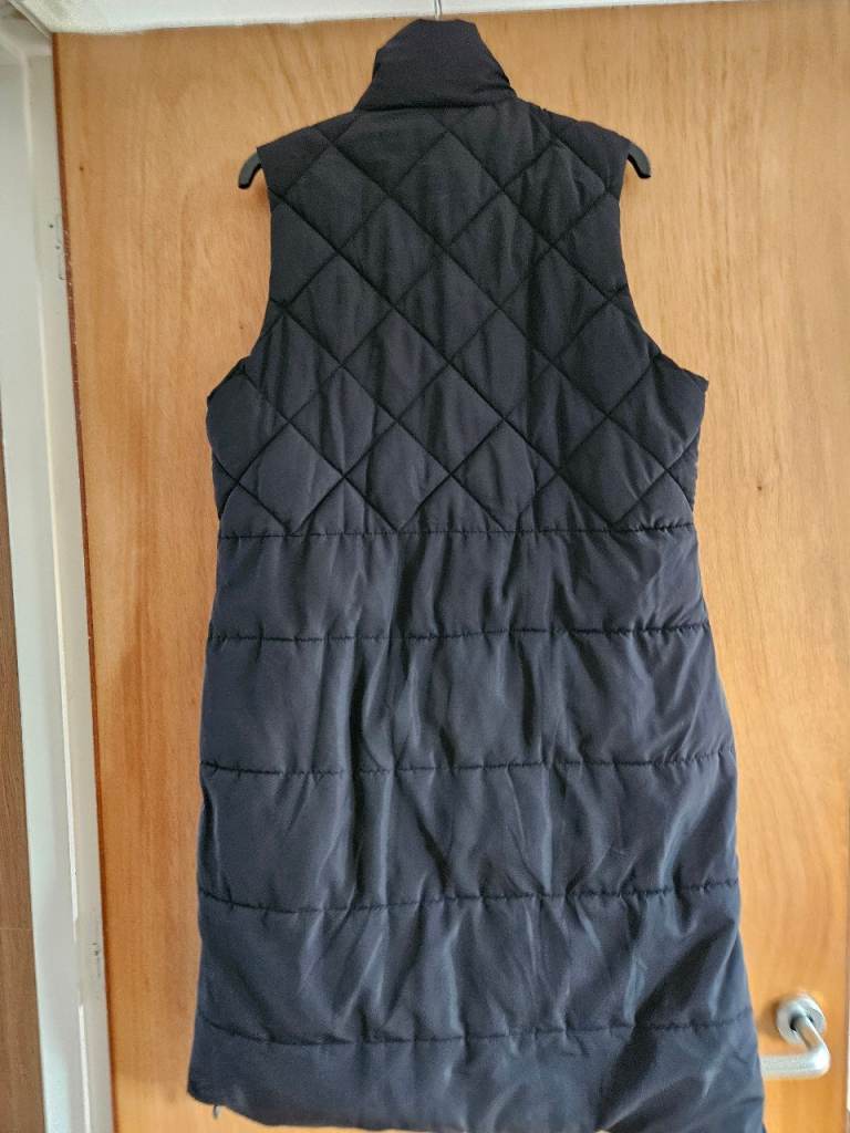 Ladies black long line gilet / coat / jacket £5 Bargain!!