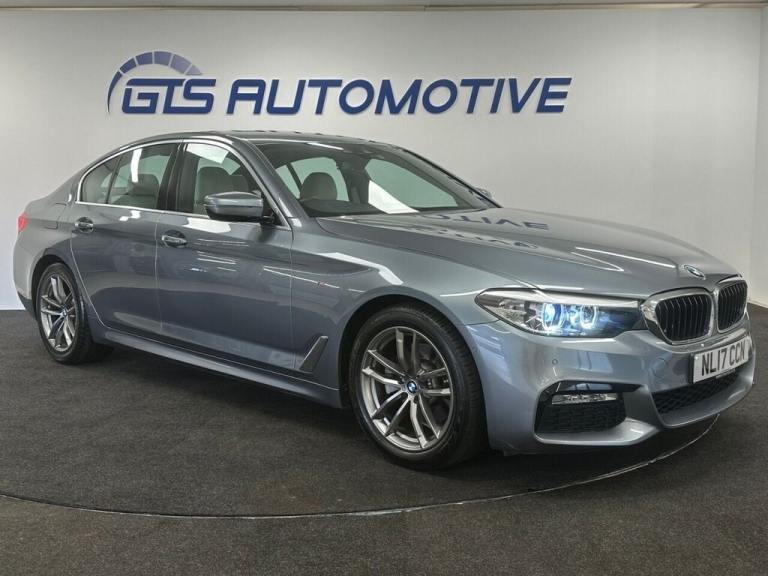 2017 BMW 5 Series 520d M-SPORT AUTO 190 BHP + SAT NAV + HEATED LEATHER Saloon Diesel Automatic