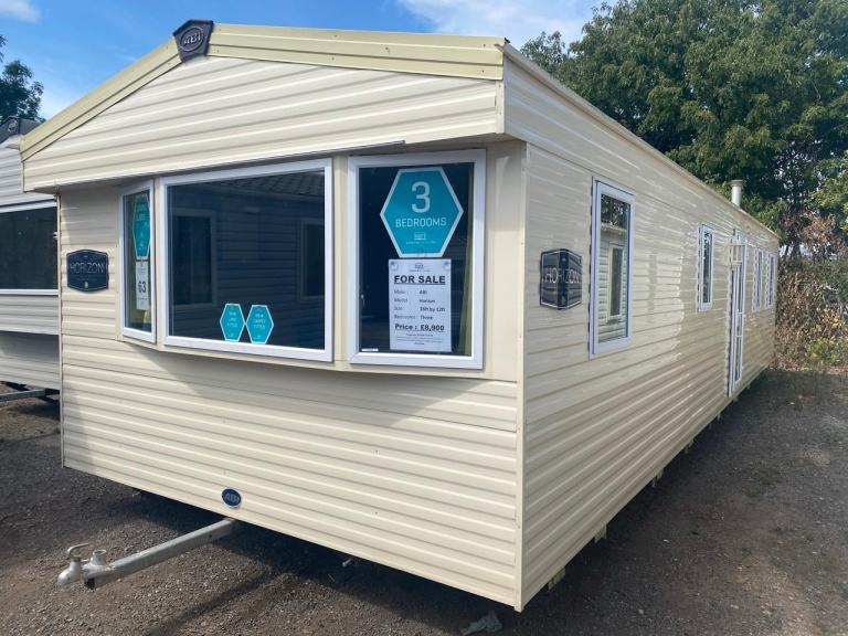 3 Bed Double Glazed Static Caravan with New Carpets and Vinyl - Offsite / Farms