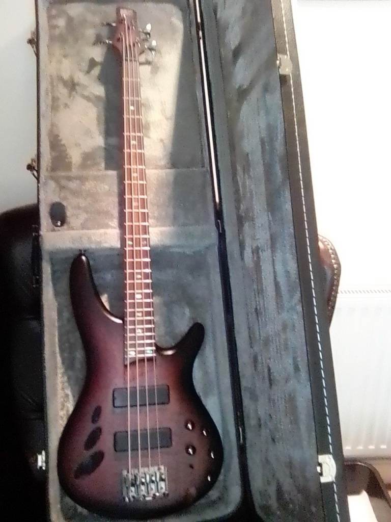 IBANEZ 30TH ANNIVERSARY ACTIVE BASS, BARTOLINI PICKUPS INCLUDES FREE DELUXE HARD CASE AS NEW.