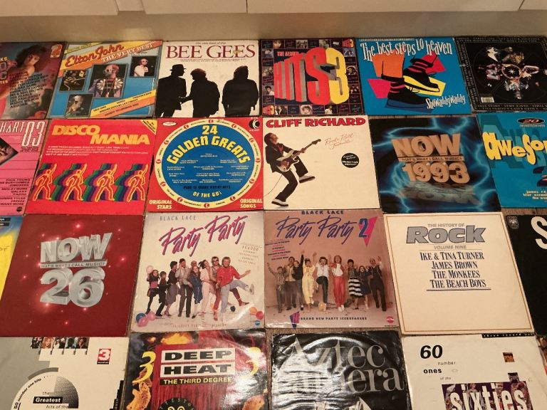 Vinyl album and 12” singles collection 