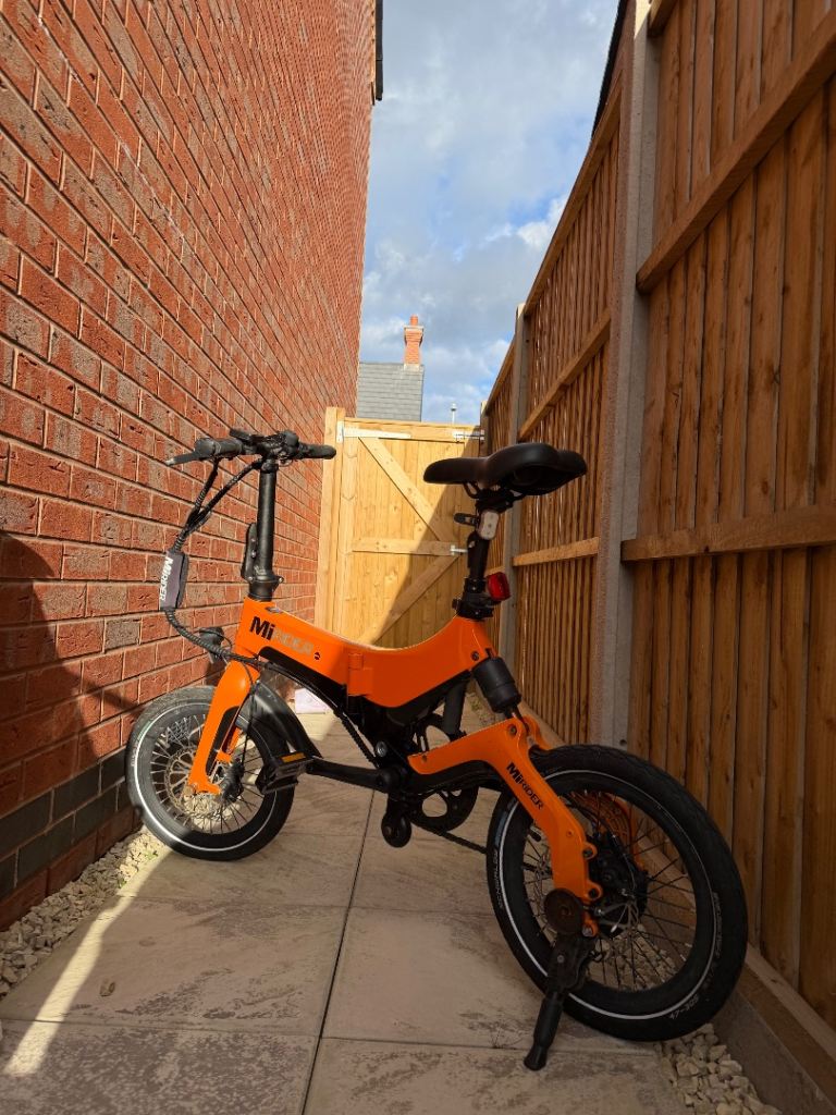 MiRider One Folding Electric Bike - Orange/Black, £800.00 for Sale
