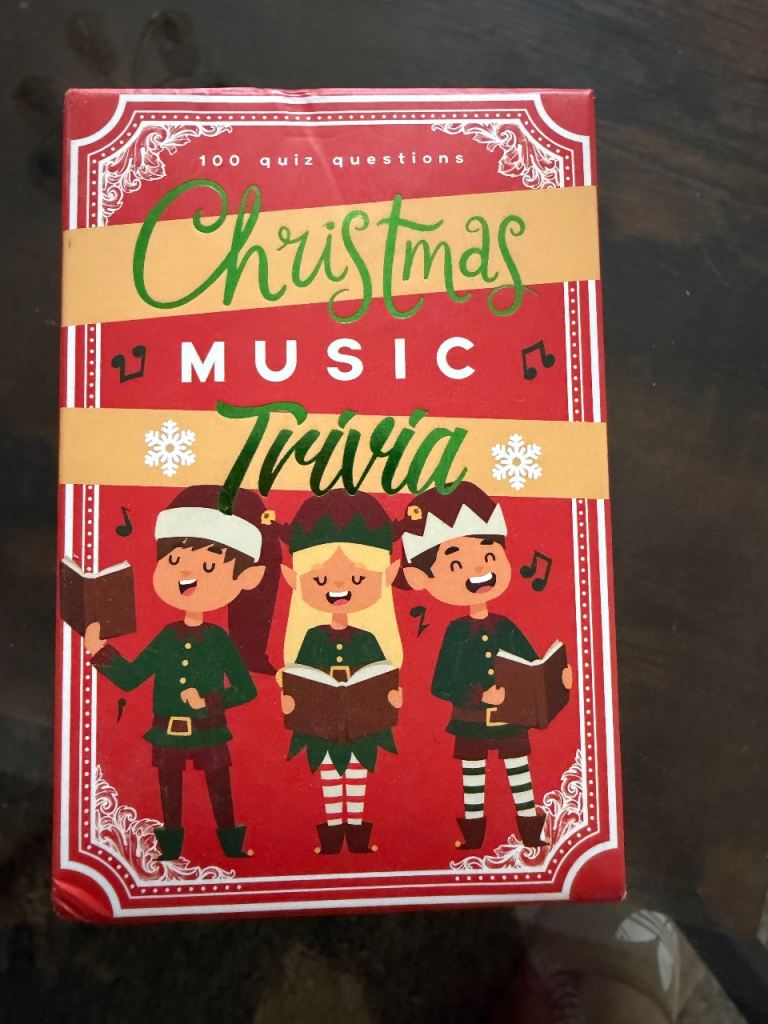 Christmas Music Trivia Quiz – 100 Questions, Brand New