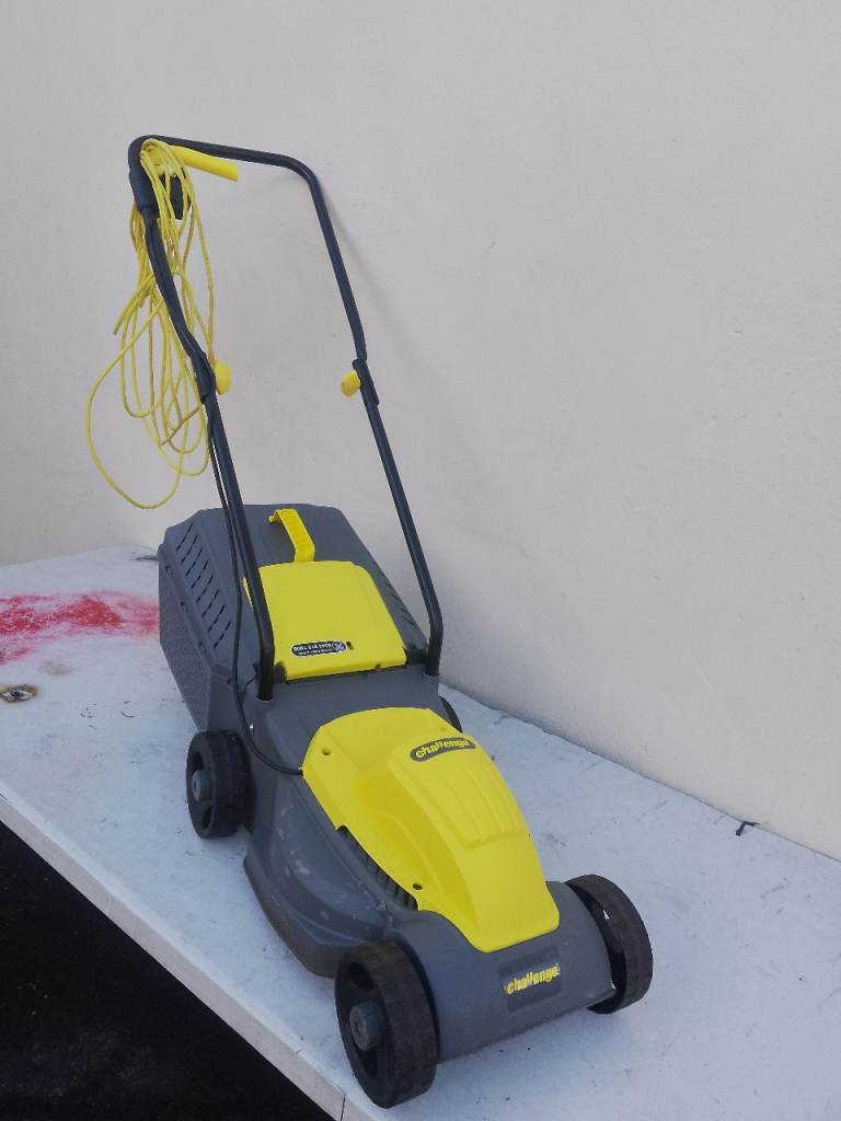 🛑 FREE DELIVERY 'CHALLANGE' 30MM PUSH ALONG ELECTRIC LAWNMOWER 