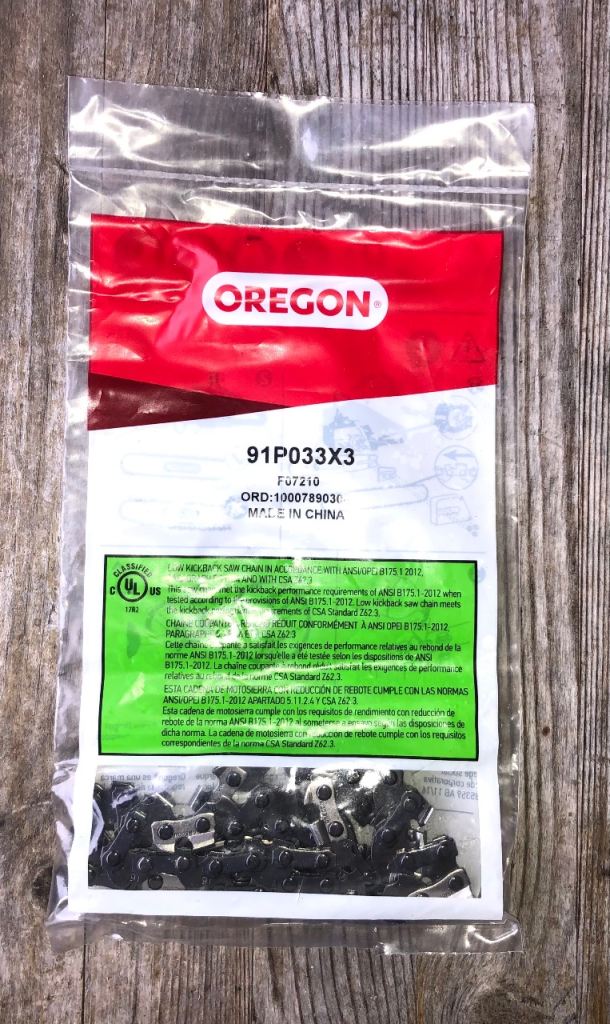 Oregon  8" Chainsaw Chain 91P033X3