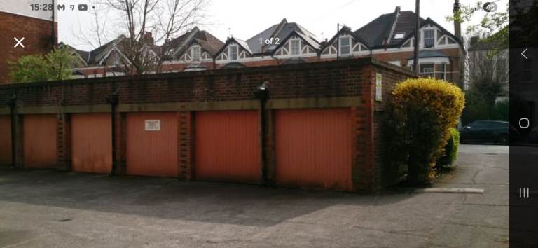Secure single garage and workshop for rent with power. Streatham and Sydenham SW16 SE26