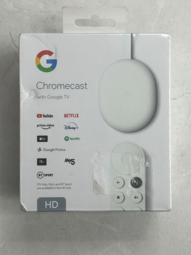 Google Chromecast with Google TV (HD) - Brand New, Sealed