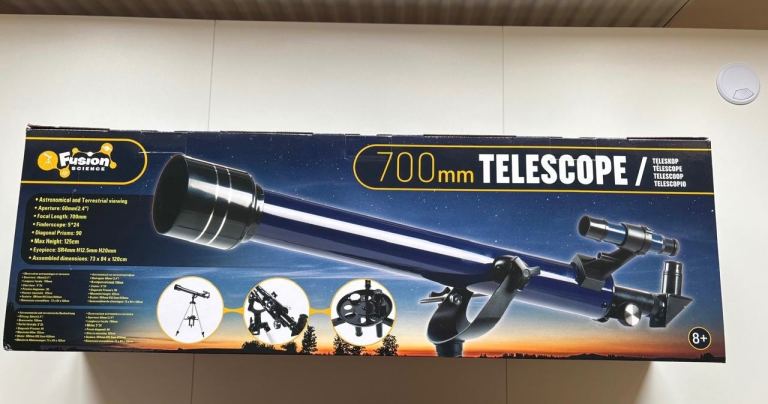 Fusion Science 700mm Telescope – Brand New in Box