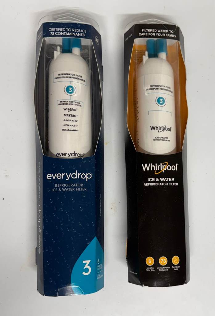 Water dispenser filters for American style fridge