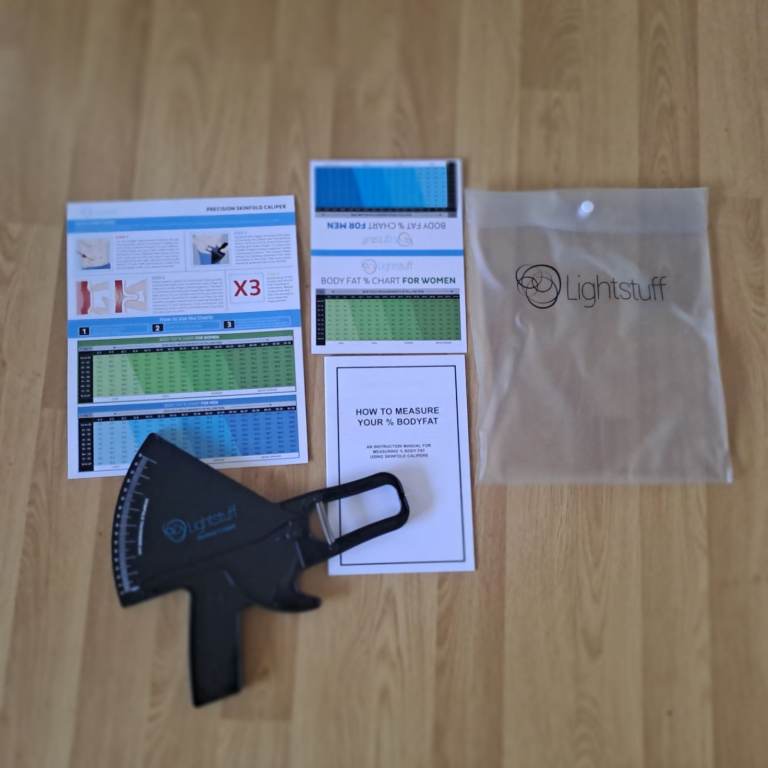 Lightstuff Body Fat Caliper with Charts – As Good As New