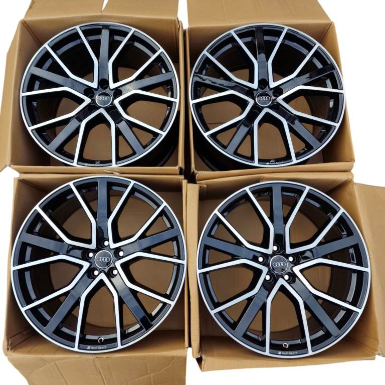 Genuine Audi 21" Vorsprung Alloy Wheels RS6 RS7 A6 A7 A8 Q8 Q7 Etron Q5 S6