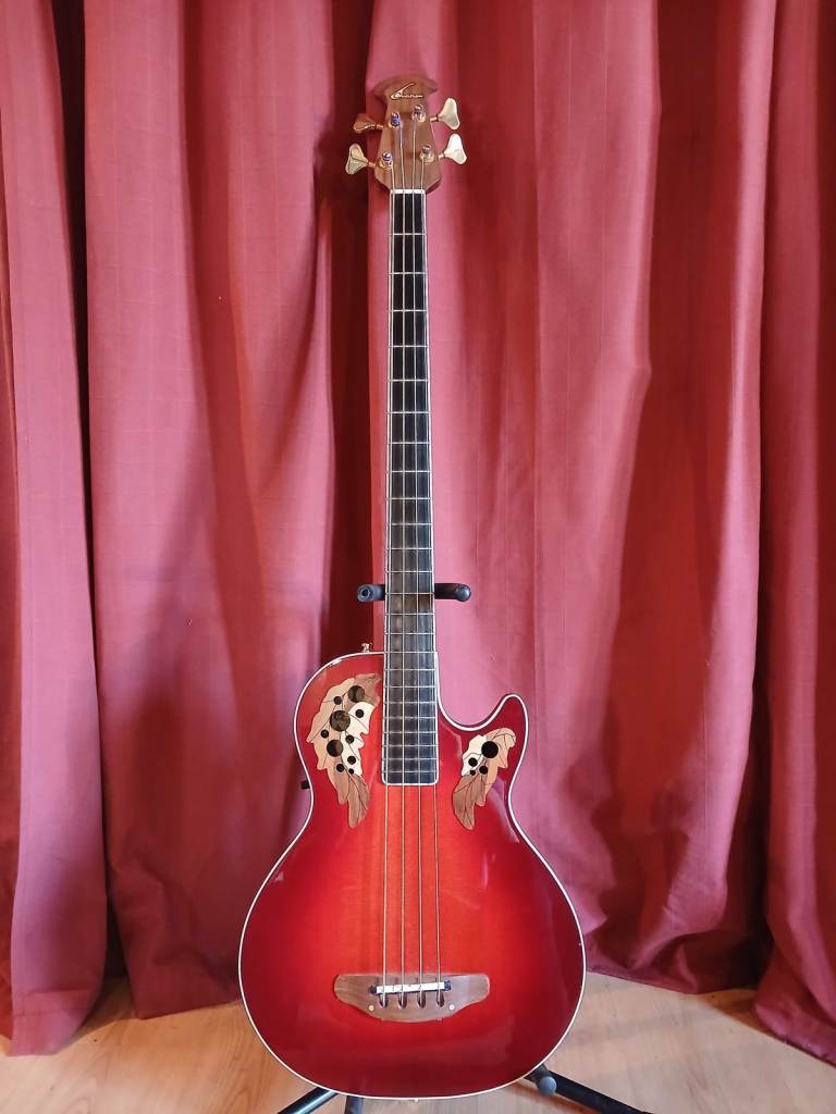 Ovation CEB44 Celebrity Acoustic Bass with Electronics 2014 - Present - New England Burst