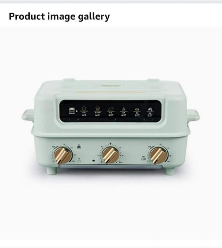 WQWY Hotpot Hot Pot Roast Shabu Steaming Frying Non-Stick Pan Folding Electric