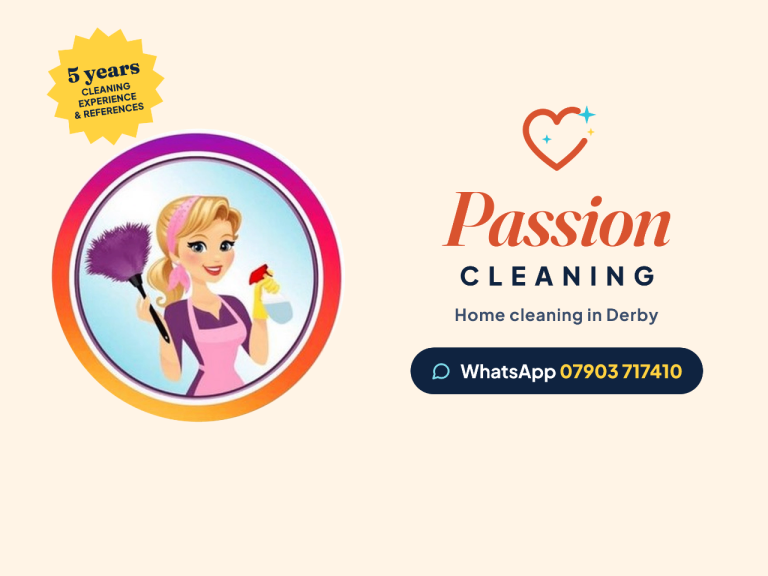 Domestic Cleaner in Derby – Thorough Clean Every Time | 5 Years’ Experience & References