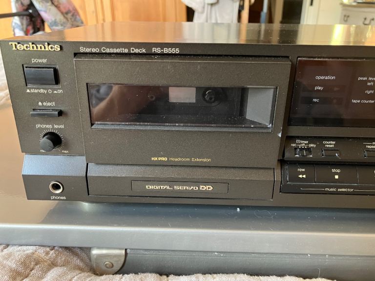 Technics RS-B555 Stereo Cassette Deck - Fully Working - Vintage Hi-Fi