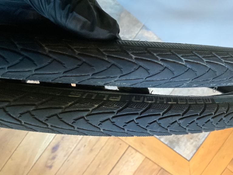 Schwalbe marthon plus tyres x 2
